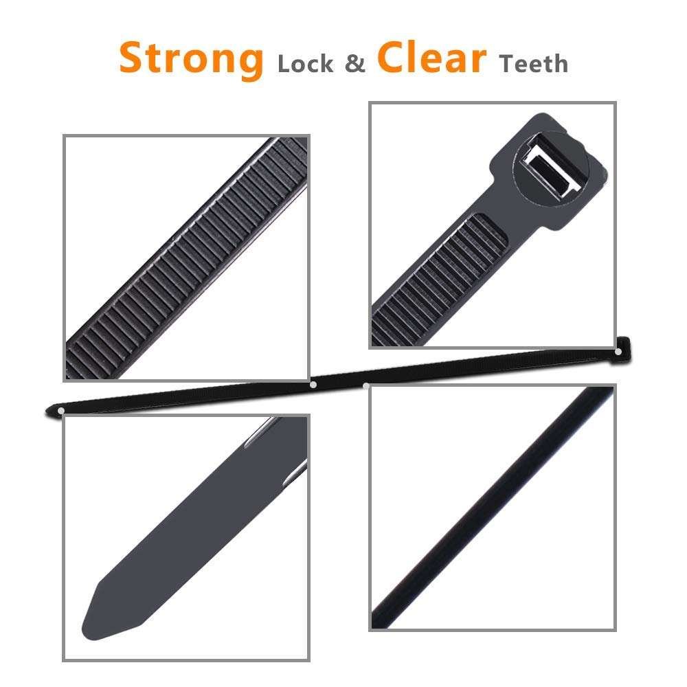 High Quality Colorful Silicone Cable Tie Self Lock Nylon Cable Ties