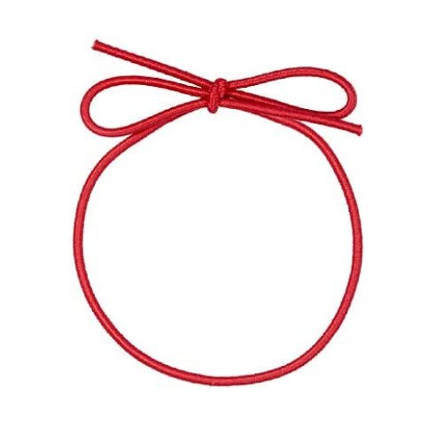 8 inch Flat Stretch Customized Metallic Gold Elastic String Cord Pre-tie Loop Ribbon Bow For Gift Box Packaging Decoration