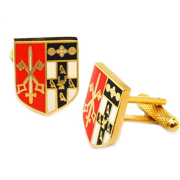 Wholesale Manufacturer Custom Metal Letter Tie Clip Cufflinks And Pins Ties Cufflinks For Men In Boxes