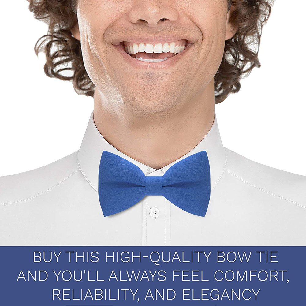Shinesia Men's Bow Ties Woolen Solid Color Tuxedo Adjustable Formal Classic Wedding Business Custom OEM Bow Tie CY182109001