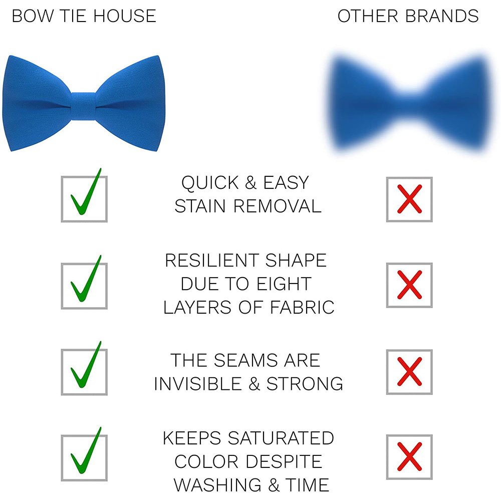 Shinesia Men's Bow Ties Woolen Solid Color Tuxedo Adjustable Formal Classic Wedding Business Custom OEM Bow Tie CY182109001