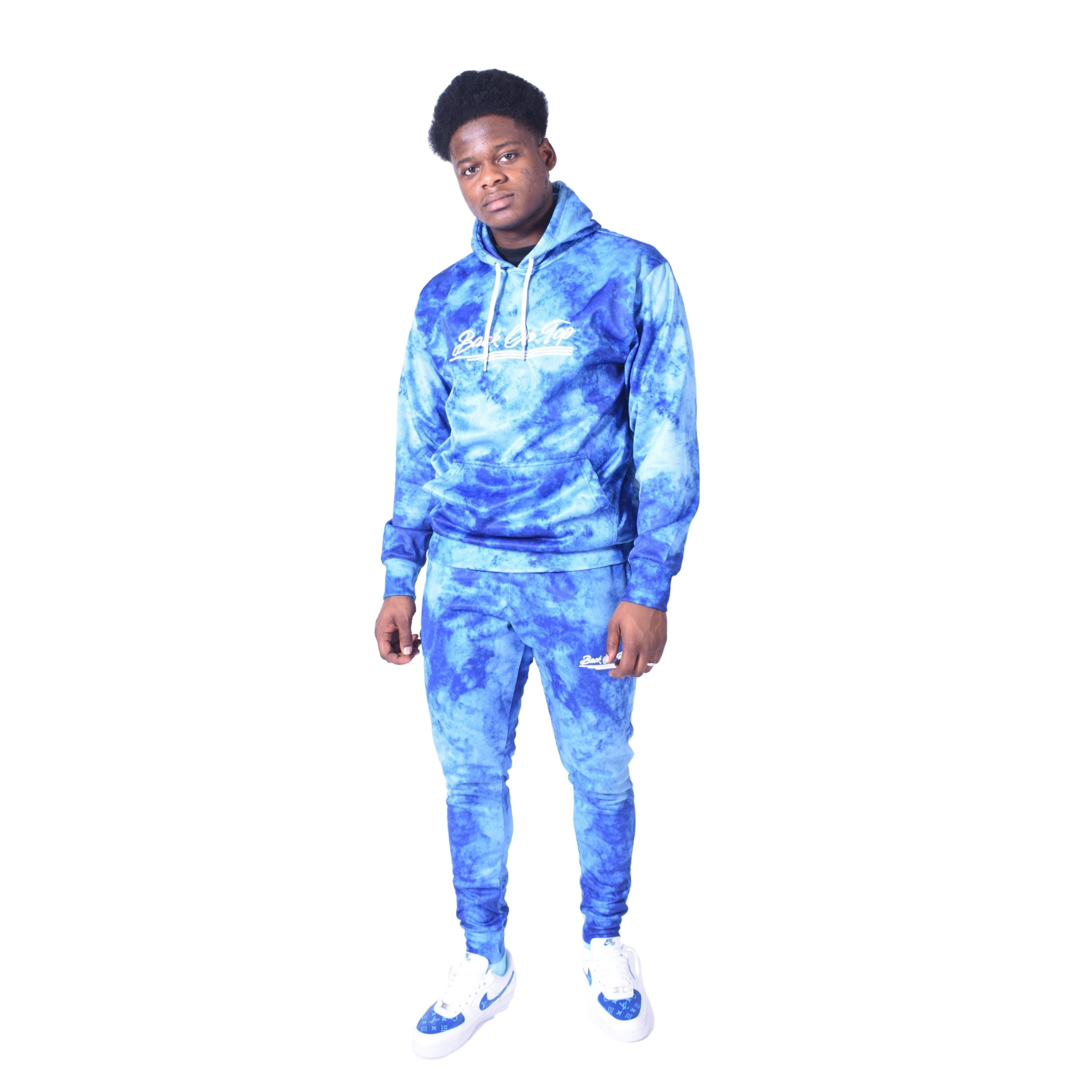 Customised Design Luxury 100% Cotton Tie Dye Athletic Training Joggers Suit XL Size Blank Pattern Mens Sweatsuits Tracksuit
