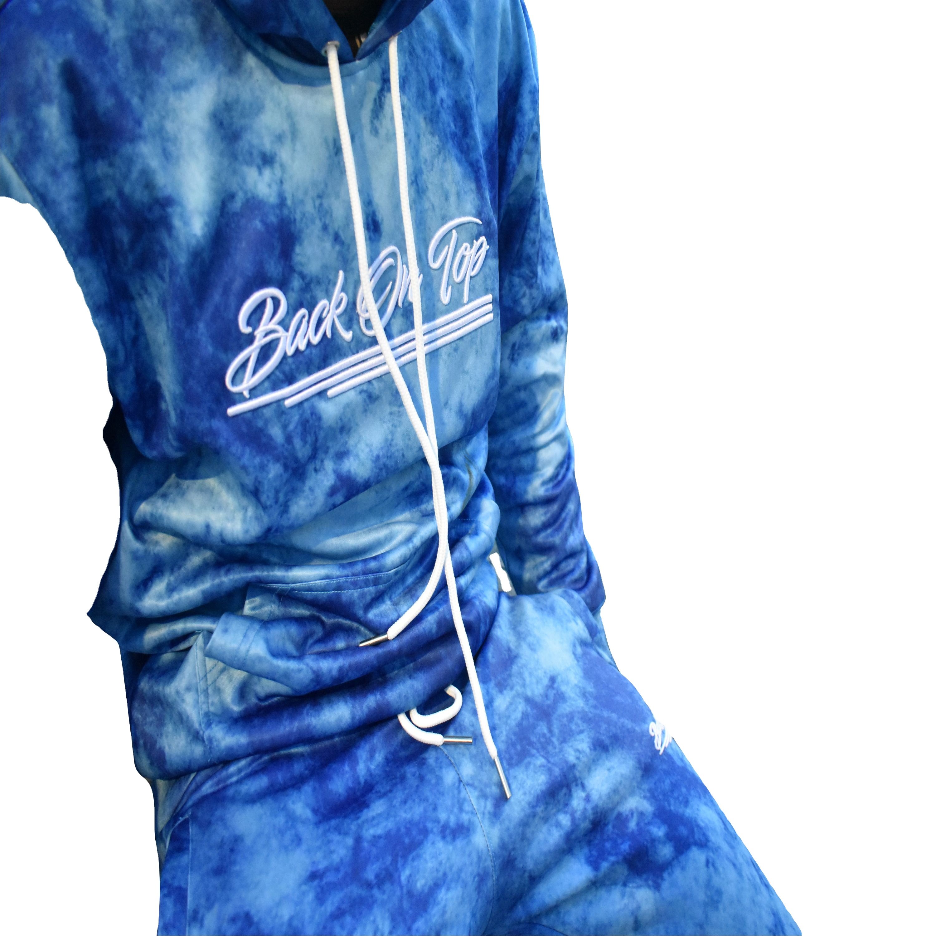 Customised Design Luxury 100% Cotton Tie Dye Athletic Training Joggers Suit XL Size Blank Pattern Mens Sweatsuits Tracksuit