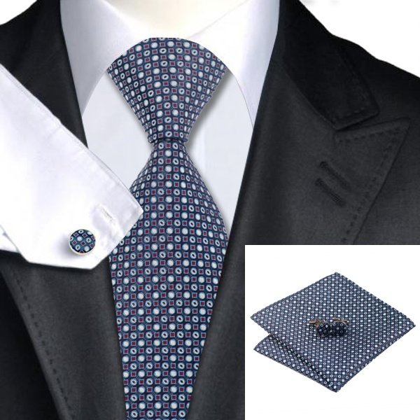 New Business Elegant Professional Accessories Neckties In China Men Neck Ties And Hanky Set