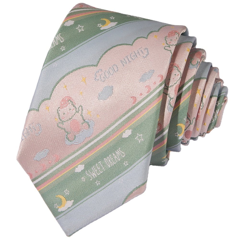 YiLi JK Style Handmade Men Woven Italian Microfiber Polyester Ties