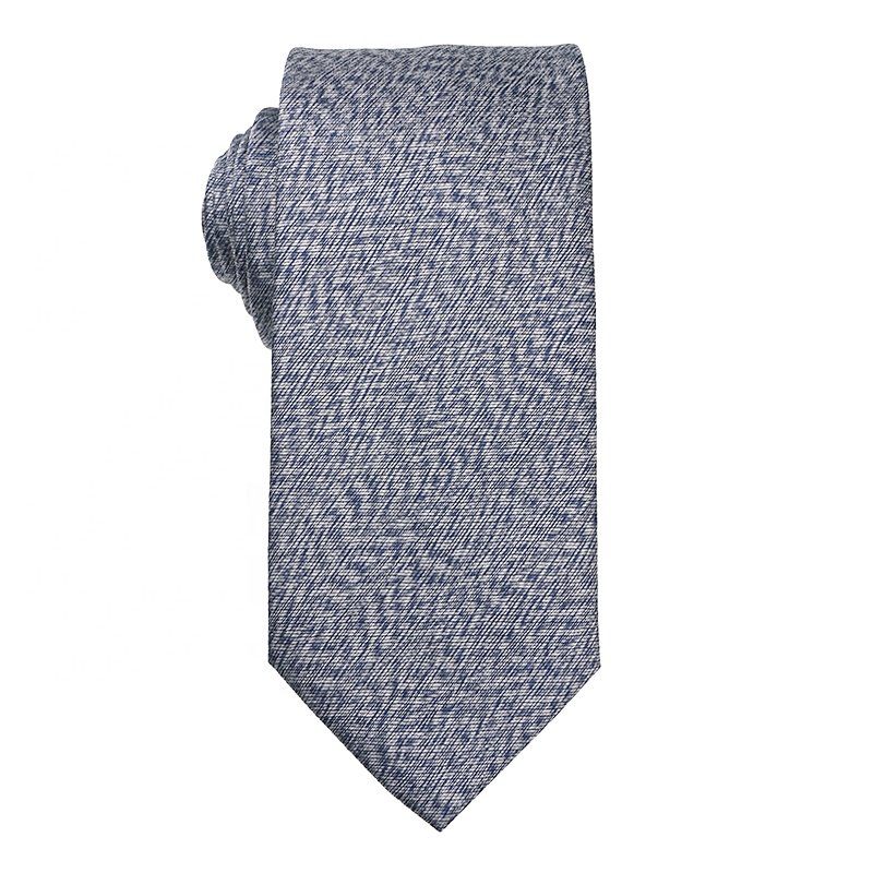 High Quality Classic black Grey Commercial Men's Tie Polyester Striped Floral Neck Tie for Wholesale Luxury Ties