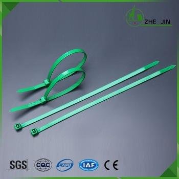 Zhe Jin Brand 4mm*300mm White Self-locking Nylon Cable Ties Zip Ties