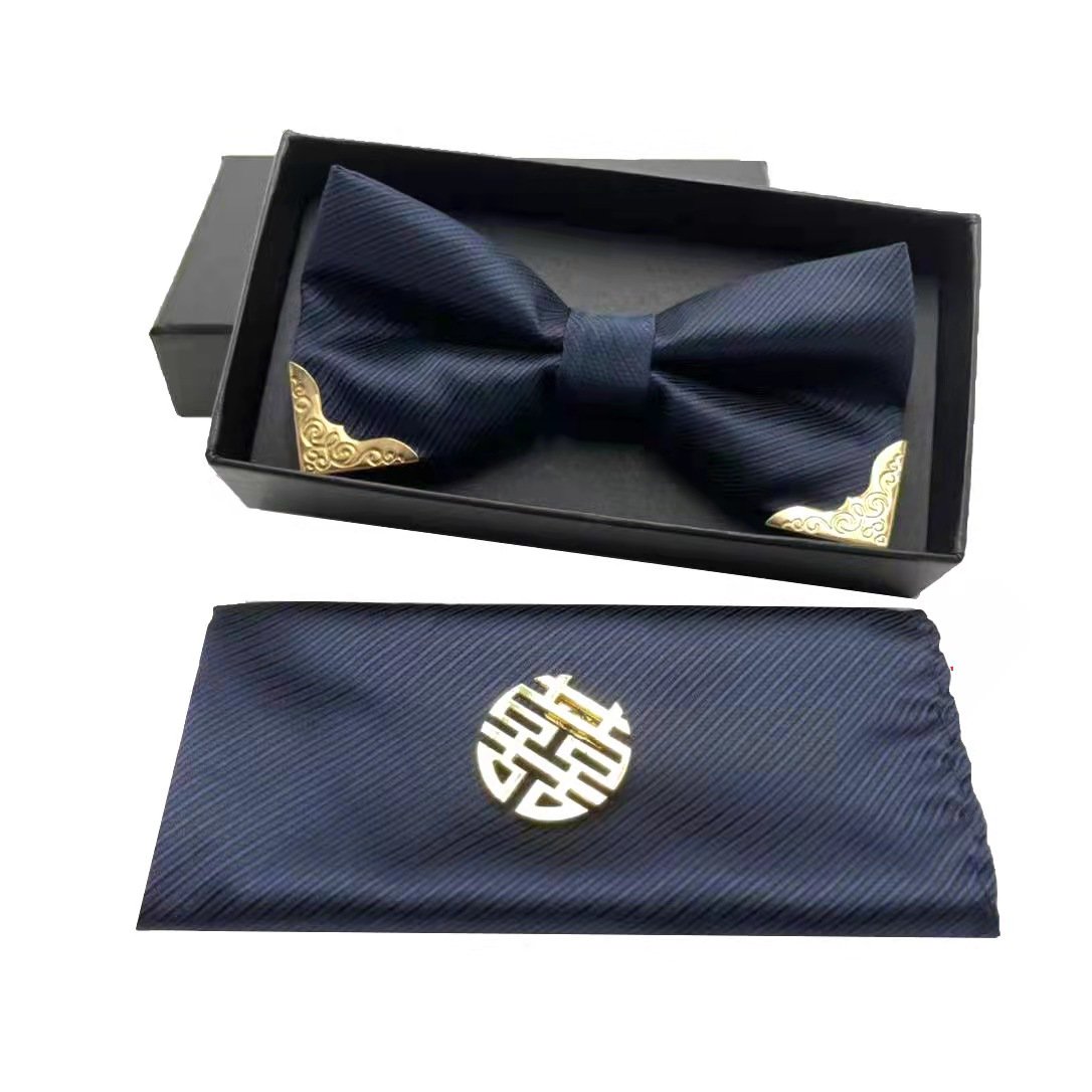 High-end Gridegroom Groomsman British Style Bow Tie For Wedding Party
