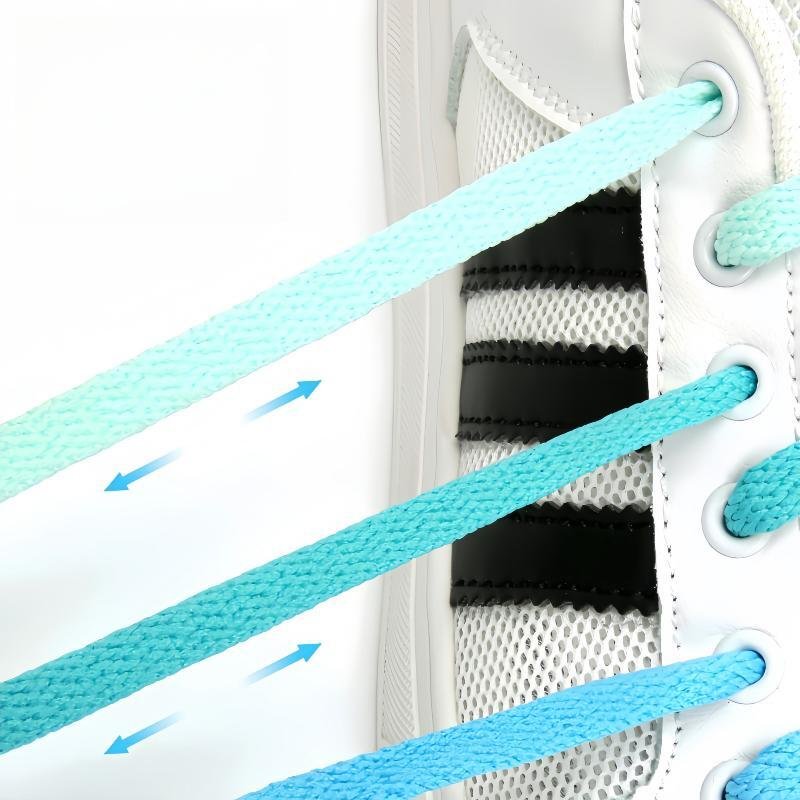 Shoe Accessories Shoelaces 8mm Width Flat Tie Laces Shoelaces Custom Shoe Shoelaces