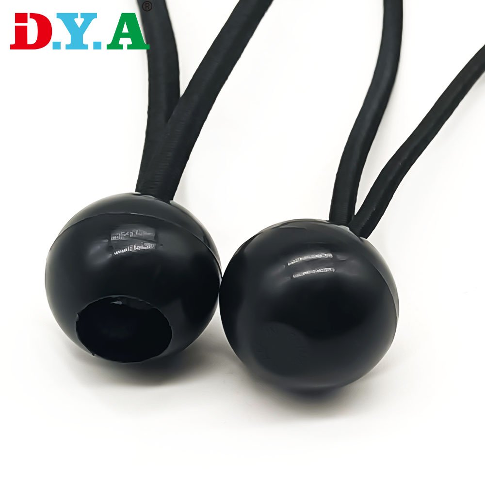 Wholesale price custom size pp polyester rubber elastic ball bungee cords tie down bungee cord for tent trampoline camping