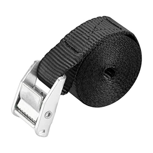 3.8cm Polyester Cam Buckle Tie Down Straps Lashing Belt Cargo Lashing Strap Motorcycle Tie Downs 16ft