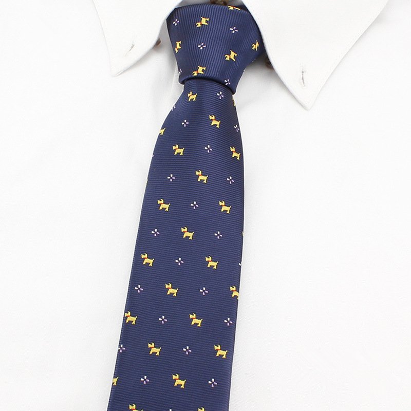 Hot sale polyester silk formal wear 145x6cm Men's neck tie
