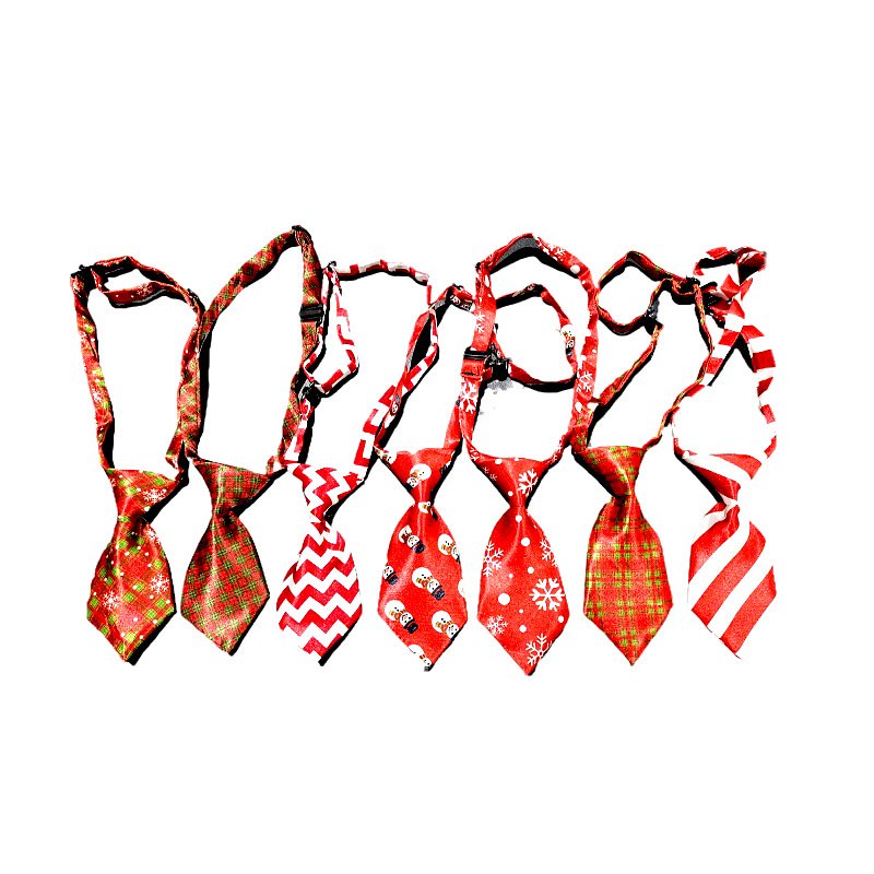 Wholesale New Design Custom Adjustable Pet Ties Puppy Collar Neck Tie Dog Christmas Bow Ties