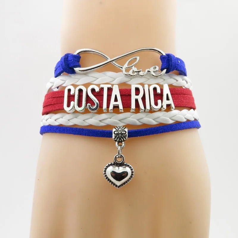80 Model Caribbean Costa Rica Flag Map Tie Clip Lapel Pin Ring Brooch Cuff Link Necklace Bracelet Earrings Key Chain Jewelry Set