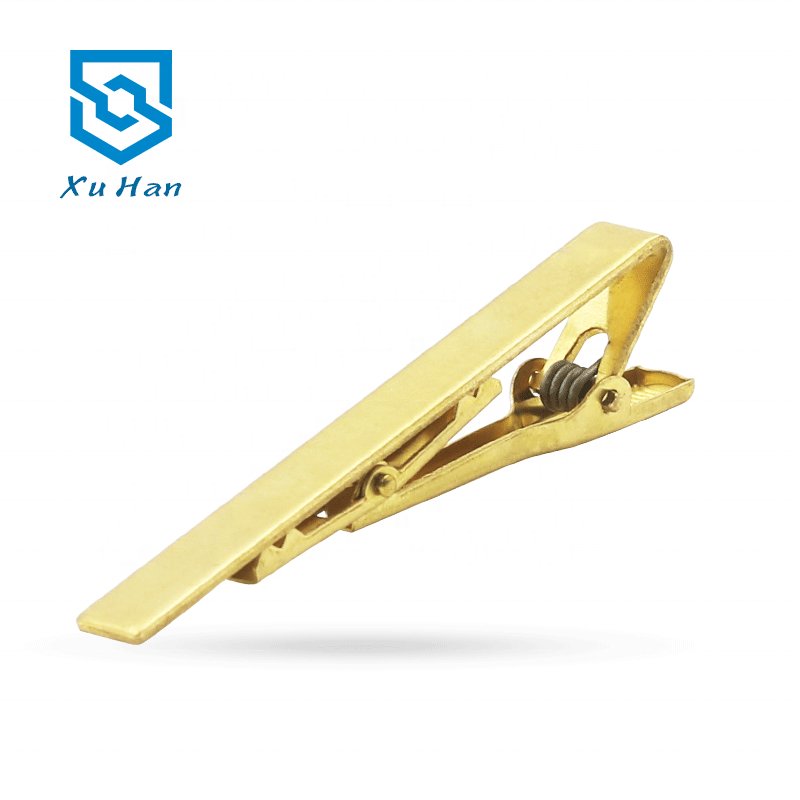 Factory direct sale metal environmental protection copper Blank tie clip for making fashion diy tie clip