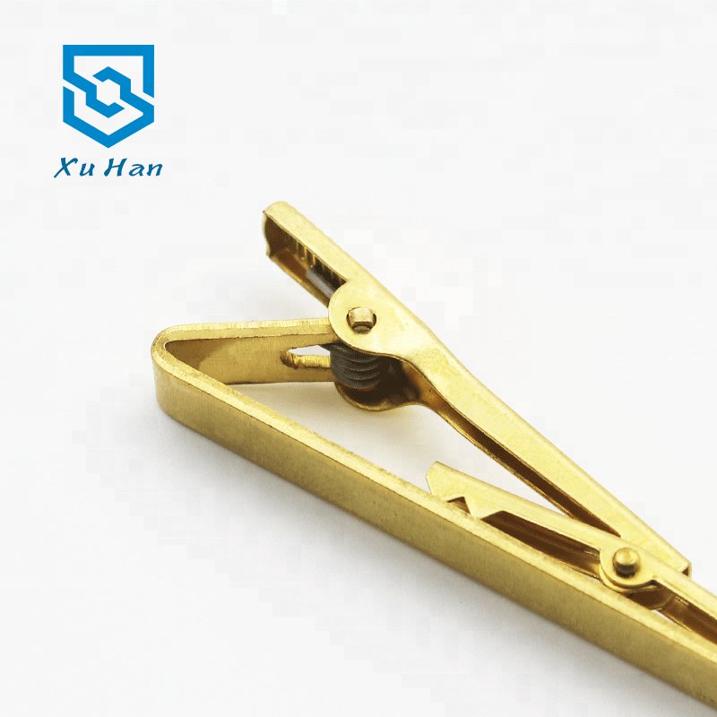 Factory direct sale metal environmental protection copper Blank tie clip for making fashion diy tie clip