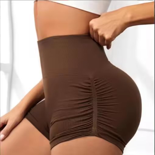 Hot selling new Yoga Pants Women's High Waist Peach Hip Quick Drying Tight Running Fitness Pants Thread Solid Color Sports Pants