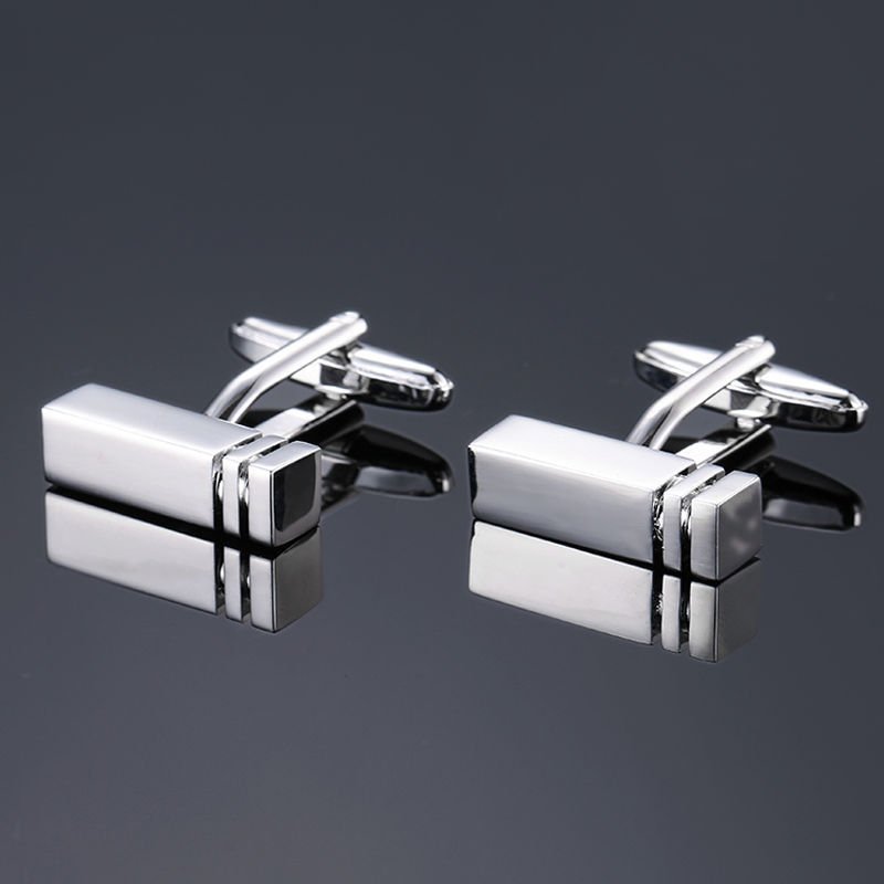 Wholesale High quality copper Cufflink Elegant Women Cufflink Fashion Luxury Square Cuff Button Men French Shirt Cuff Link