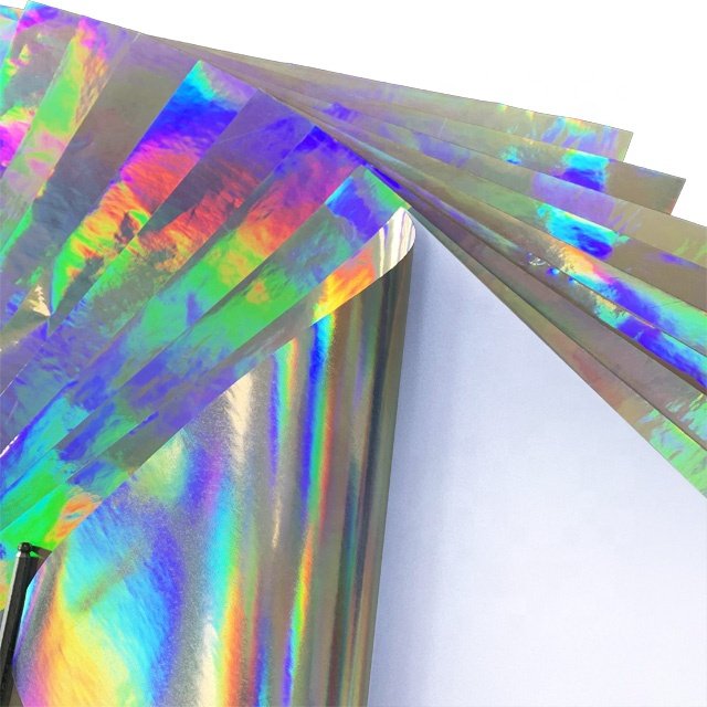 Holographic Sticker Paper For Laser And Inkjet Printer Printable Vinyl A4 Size Waterproof Rainbow Vinyl AdhesIve Paper