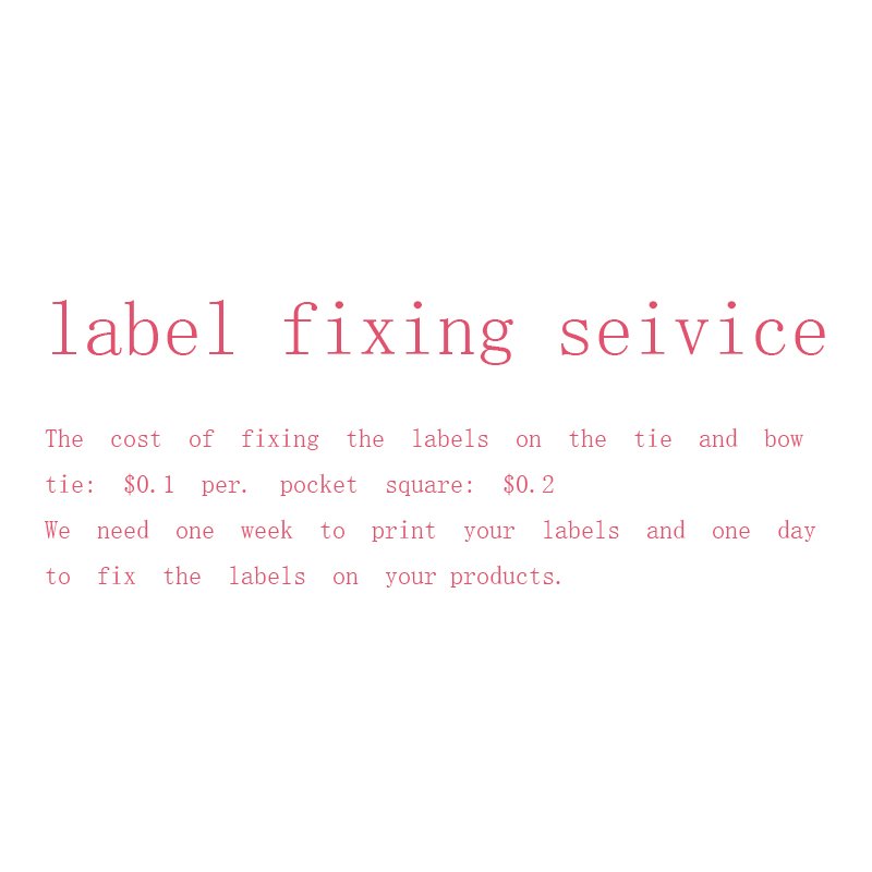 Custom tie logo label custom tie card sleeve
