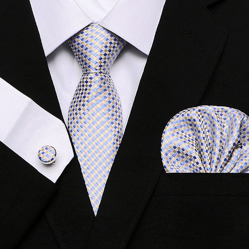 New Arrival Polyester Ties Fashion Floral Paisley Silk Jacquard Woven Tie Necktie