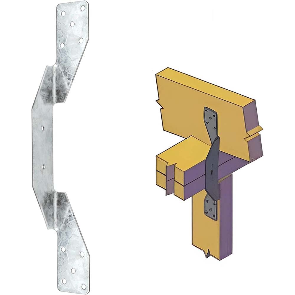Customize galvanized steel hurricane tie for wood connector