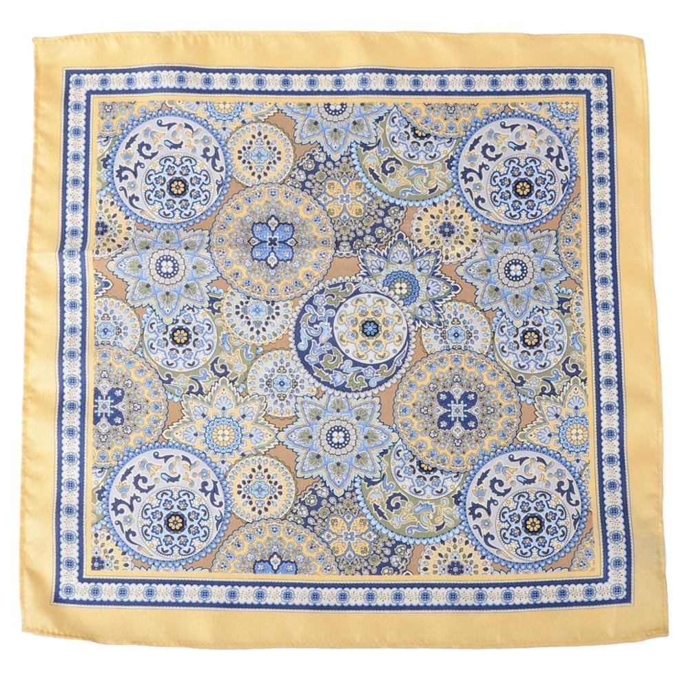 Hamocigia OEM Fashion 100% Silk Handmade Handkerchief Pocket Square