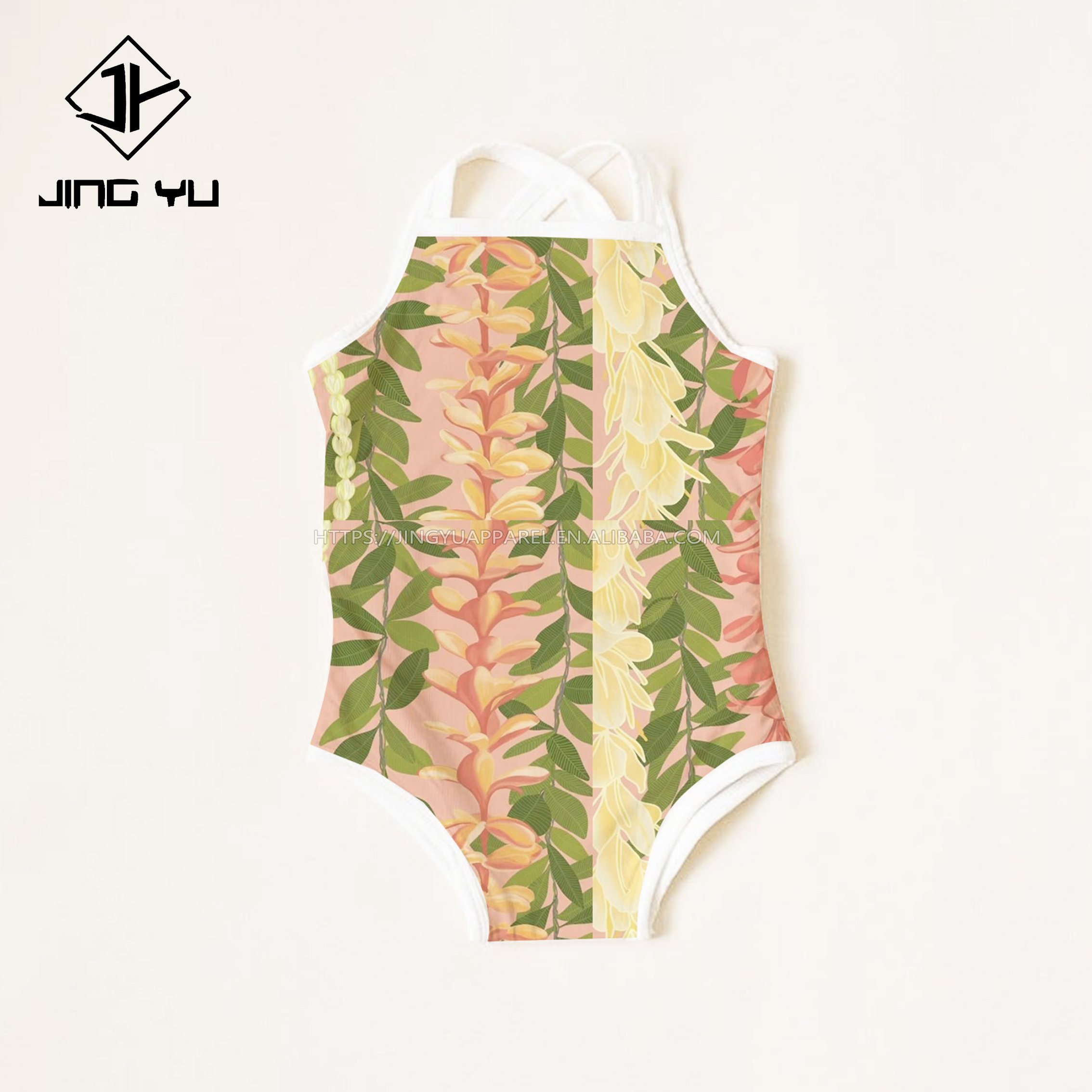 Hawaii Hot Selling Eco-friendly fabric Summer 2024 beachwear kids custom kids swim swimsuit custom hawaiian kids swimwear