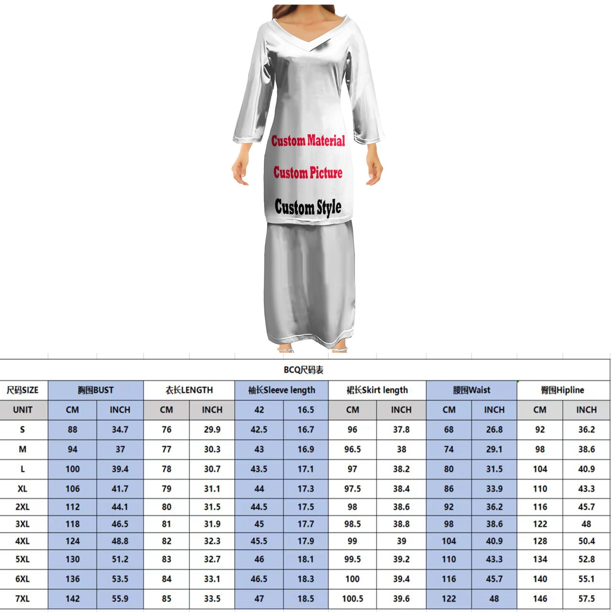 New Ptaha Polynesian Samoa Tonga Hawaii puletasi church uniform custom women 2 piece sets tapa design Pacific Island dress
