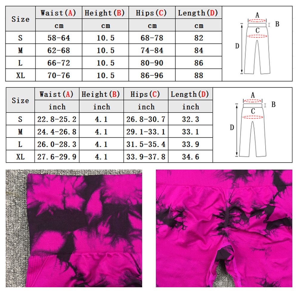 Hot Selling Printed Seamless Tie Dye Booty Push Up Yoga Leggings for Women High Waist Peach Butt Gym Fitness Tights Sport Pants