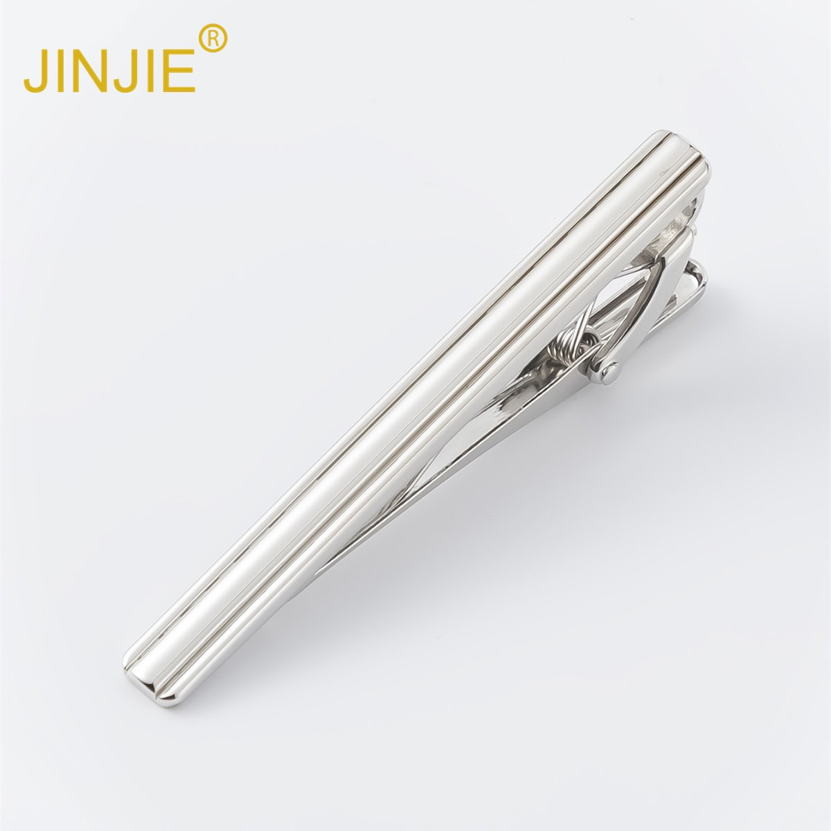 Ready to ship JINJIE classic black cufflinks and tie clip gift set for men shirt