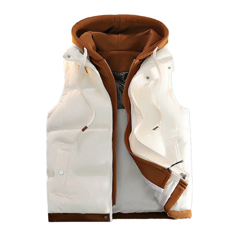 Youth Down Jacket Men's Jacket Padded Jacket Stand-up Collar 2024 New Thickened Warm Korean Style Winter Men Cotton Filling