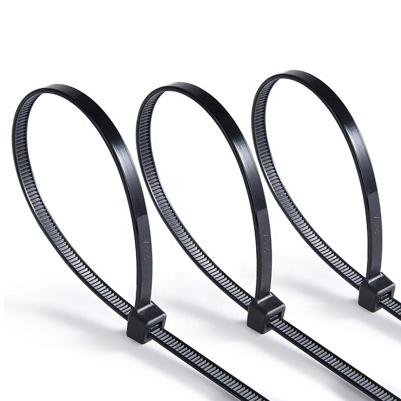 Self-locking cable ties factory white/black/color 12 inches Nylon66 pa66 plastic nylon cable ties