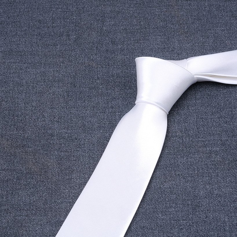 Hot Selling Men's Polyester Striped Neck Tie Solid Colors Business Neck Tie For Mens Wedding