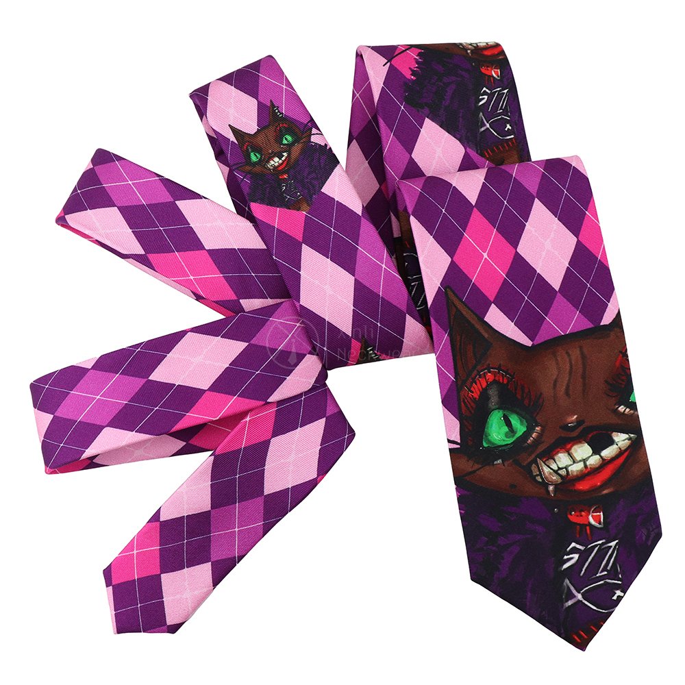 Popular Brand 100% Silk Colourful Broad Dtg Printed Mens Temen'S Neck Tie Argyle Online Deep Red Bold Ties For Men