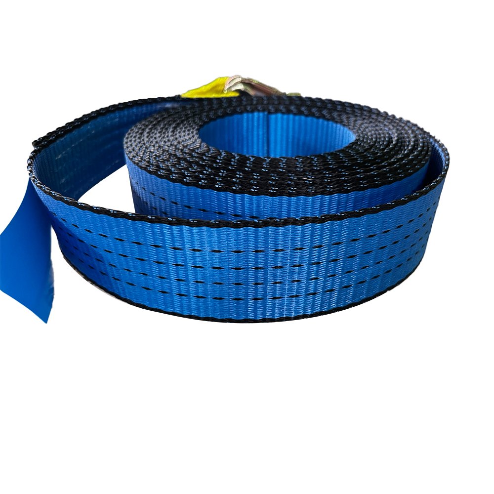 Ropenet Factory Supply CE certified Truck Cargo lashing strap heavy duty ratchet tie down strap with swan hook