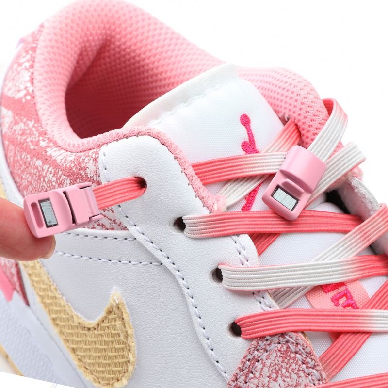 Outdoor Leisure Sneakers Magnetic Shoelaces Elastic Flat gradient color Lazy Shoe laces fashion No Tie Magnetic shoelace