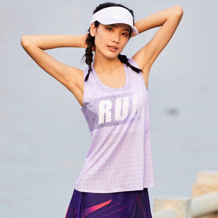 Custom Design Sublimation Printed Quick Dry Fitness Women Tank Tops Sports Gym Clothes Running Singlet