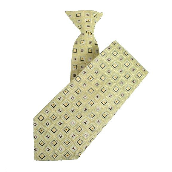 Cheap Machine made Custom Polyester tie Logo Necktie Customized Children School Uniform Clip-On Ties