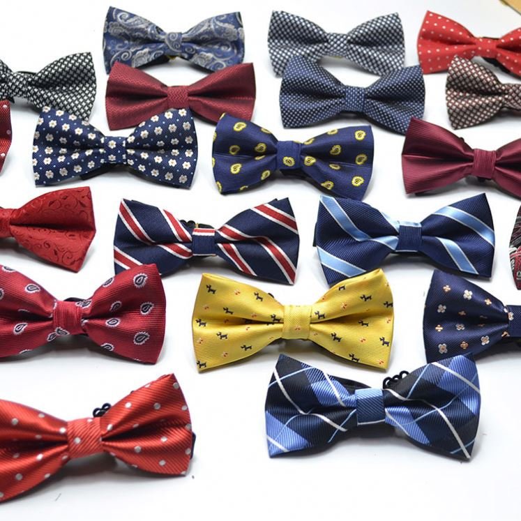 Bowtie Men Formal Dot Stripe Necktie Boy Men's Fashion Business Wedding Bow Tie Male Dress Shirts Krawatte Legame Gift R2240