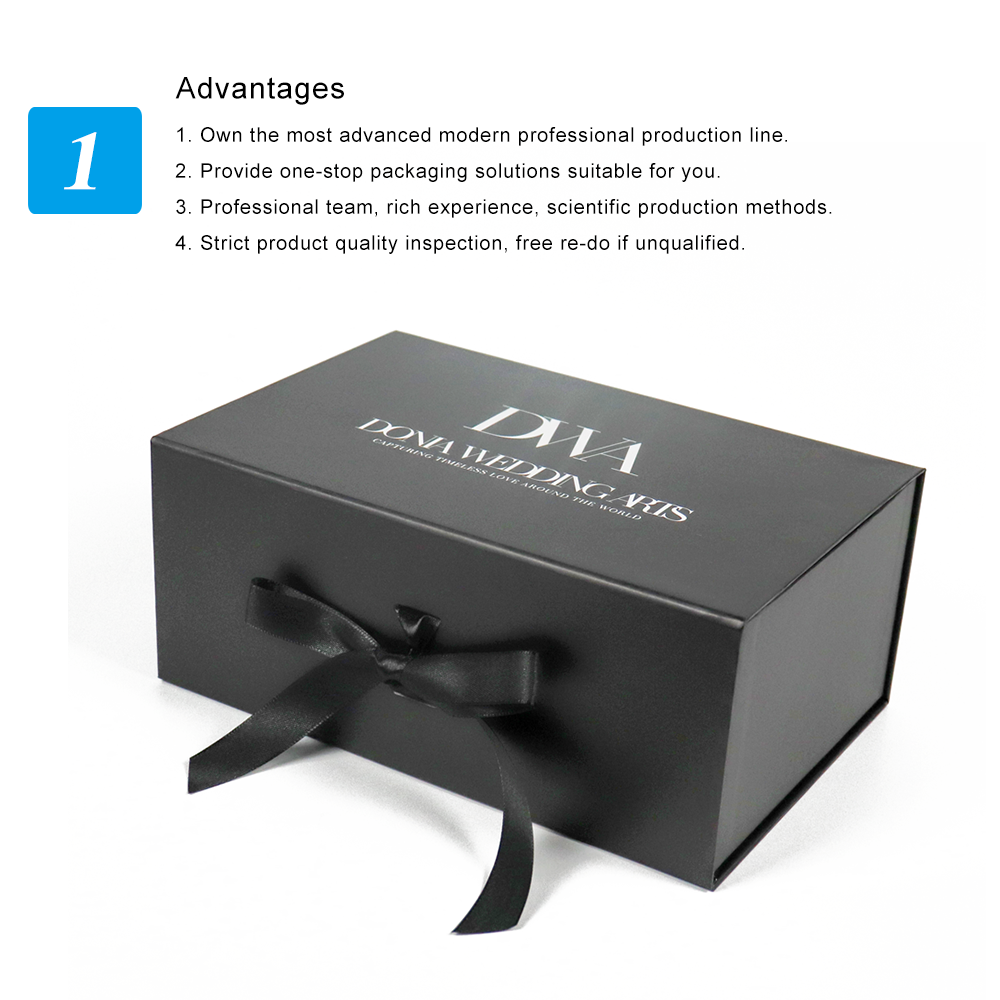 logo printed satin ribbon jewelry gift box bow reusable cardboard black magnetic lined boxes string white satin box