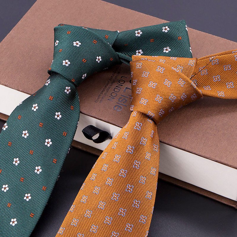 Chinese Factory Wholesale Fashion Floral Necktie Custom Logo 100% Handmade Luxury Silk Woven Tie for men