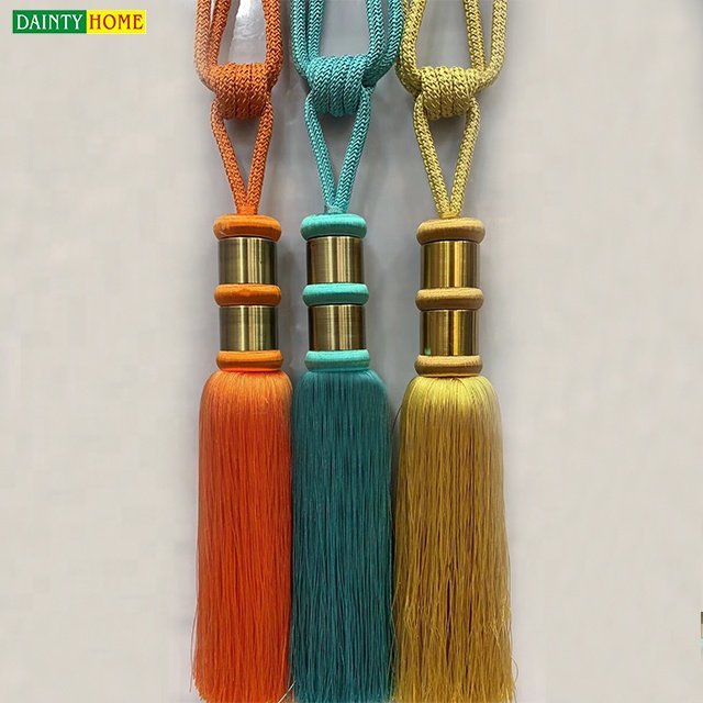 2021 NEW Design Home Decorations Curtain Accessories Wholesale Decoration Tiebacks Curtain And Tassels With Bead