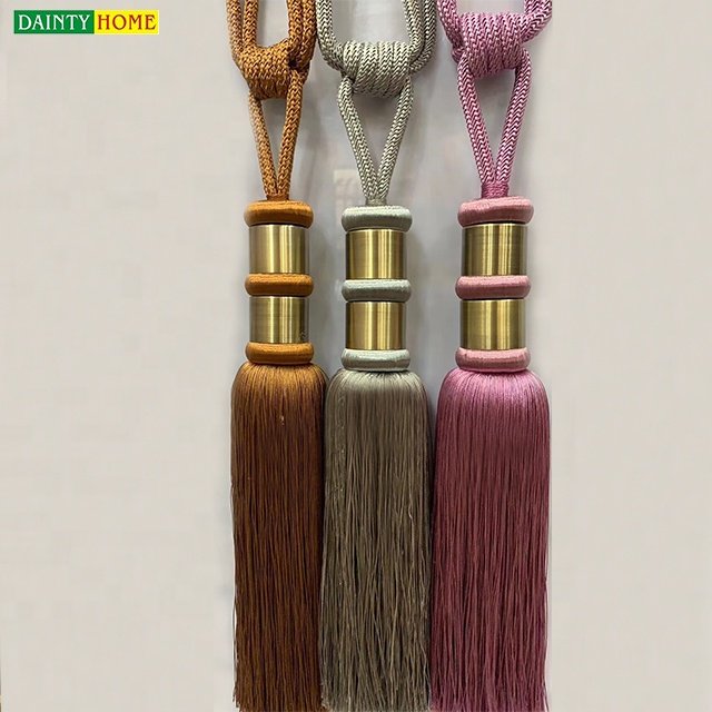 2021 NEW Design Home Decorations Curtain Accessories Wholesale Decoration Tiebacks Curtain And Tassels With Bead