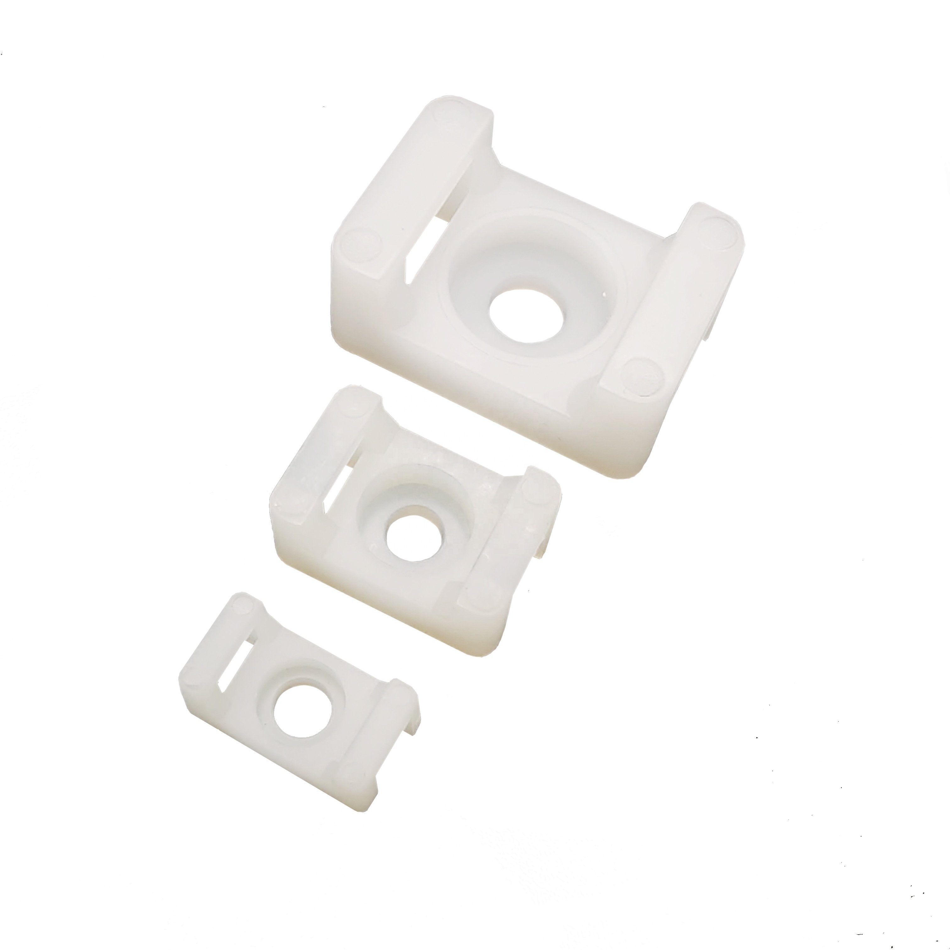 HC-2S plastic cable Tie Mount 5mm screw hole nylon cable tie holder