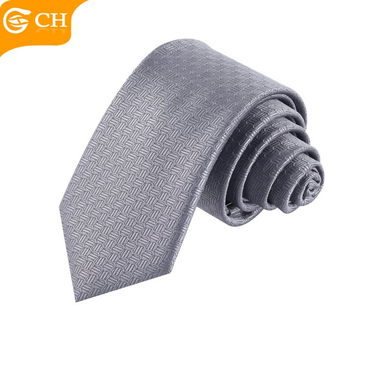 Latest Brand Manufacturers Wholesale Fashion Woven Silver Long Necktie Stylish Hombre Custom Gift Set Ties For Men