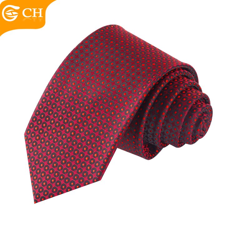 Good Quality Manufacturers Designer Latest Jacquard Necktie For Men Fashion Navy Woven Custom Chic Logo Tie