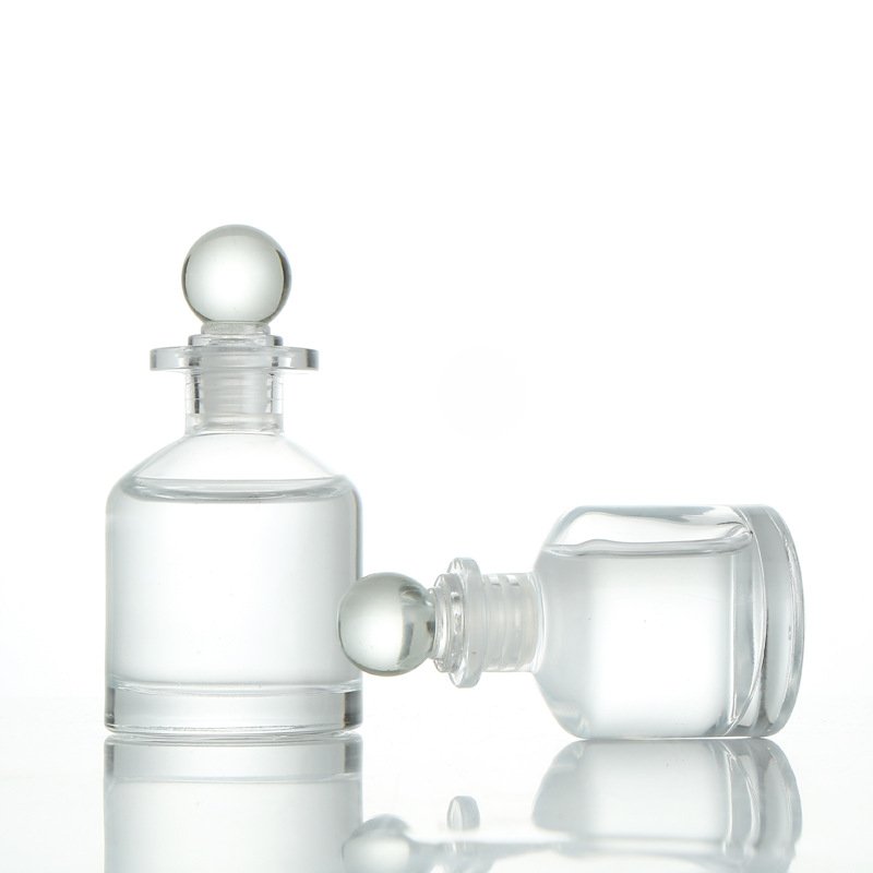 100ml 200ml Glass Aroma Oil Bottle With Reed Diffuser Sticks Air Freshener Perfume Glass Reed Diffuser Bottle with paper box set