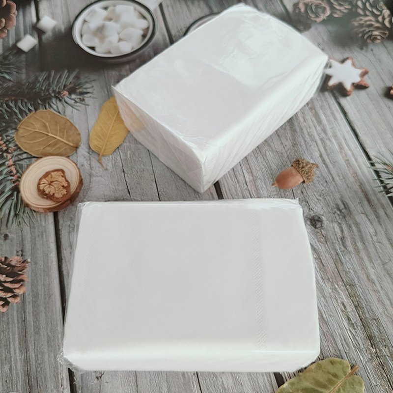 Custom Unbleached 3-Ply Facial Tissue Soft Pack Pocket Made from Virgin Wood Pulp for Baby's Home Use