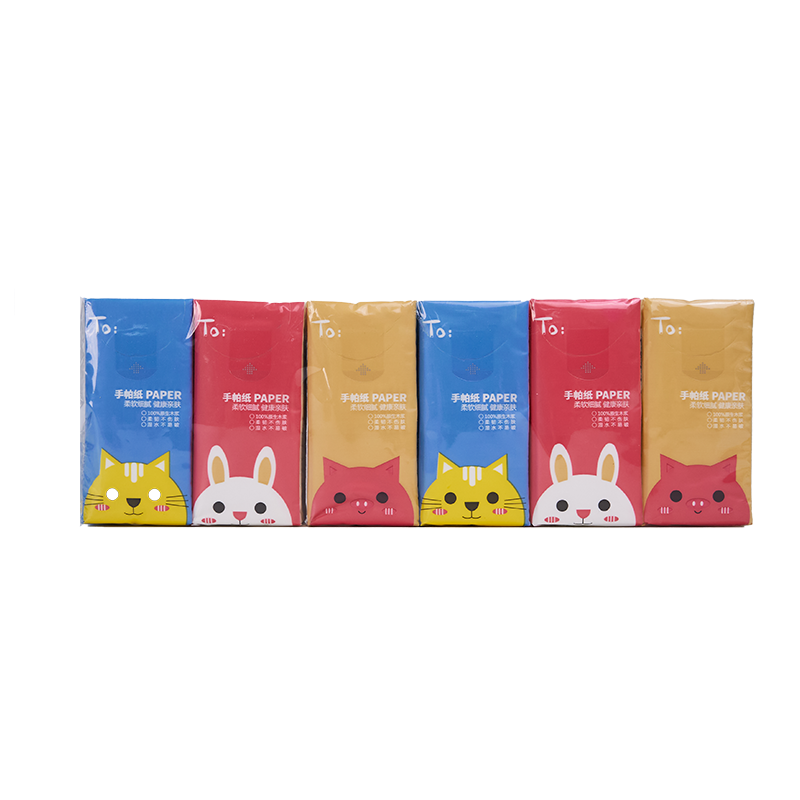 Daily Use Soft Premium Skin-Friendly Cleaner Face Disposable Mini Napkin Pocket Tissue Paper Handkerchief